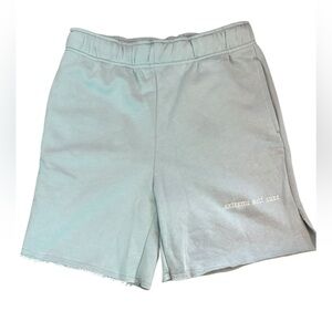 NIA Self Care Embroidered Shorts – Baby Blue – Size Small